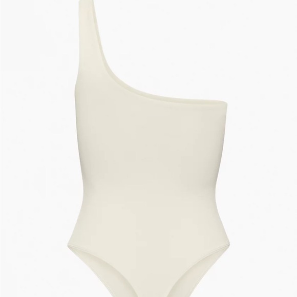 Aritzia TNA one shoulder strap bodysuit grey size small - Picture 12 of 12